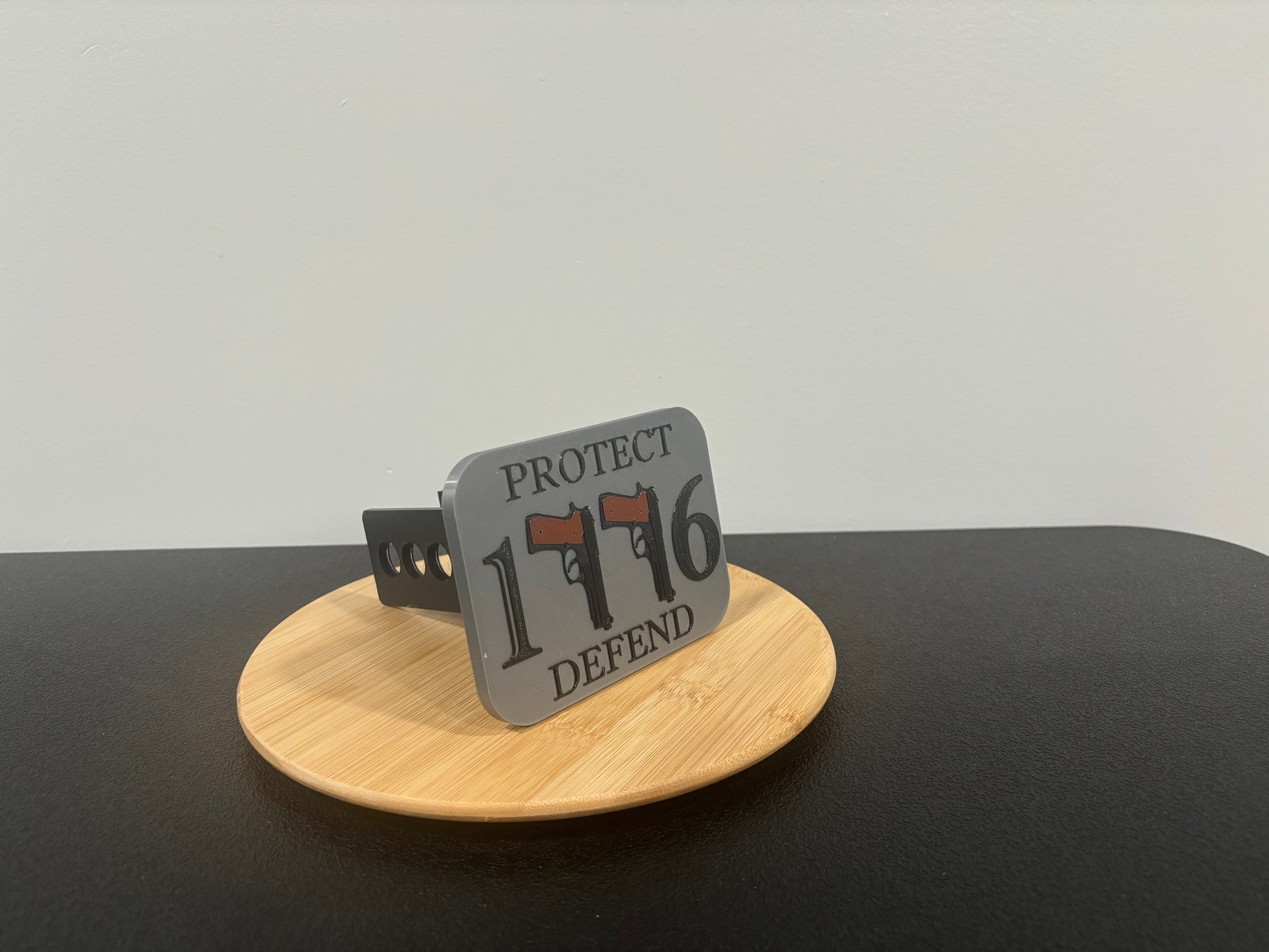 1776 Protect Defend Patriotic Hitch Cover