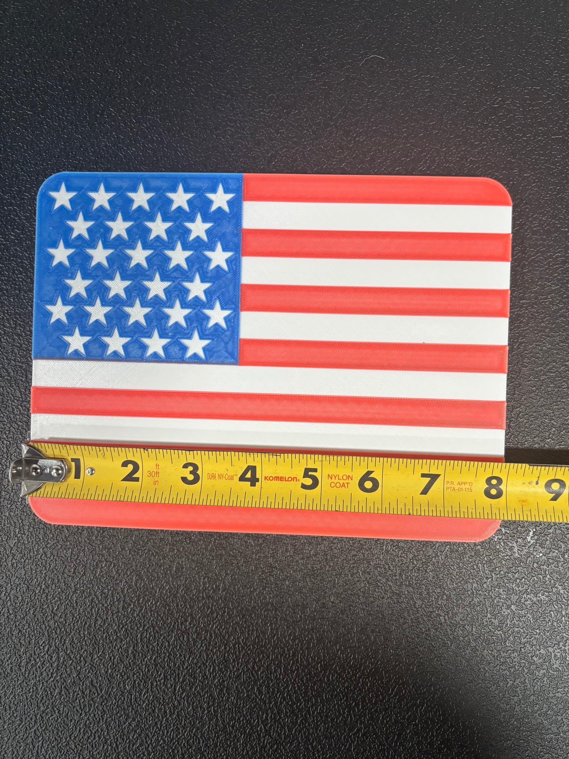 Patriotic Red, White, & Blue American Flag Hitch Cover