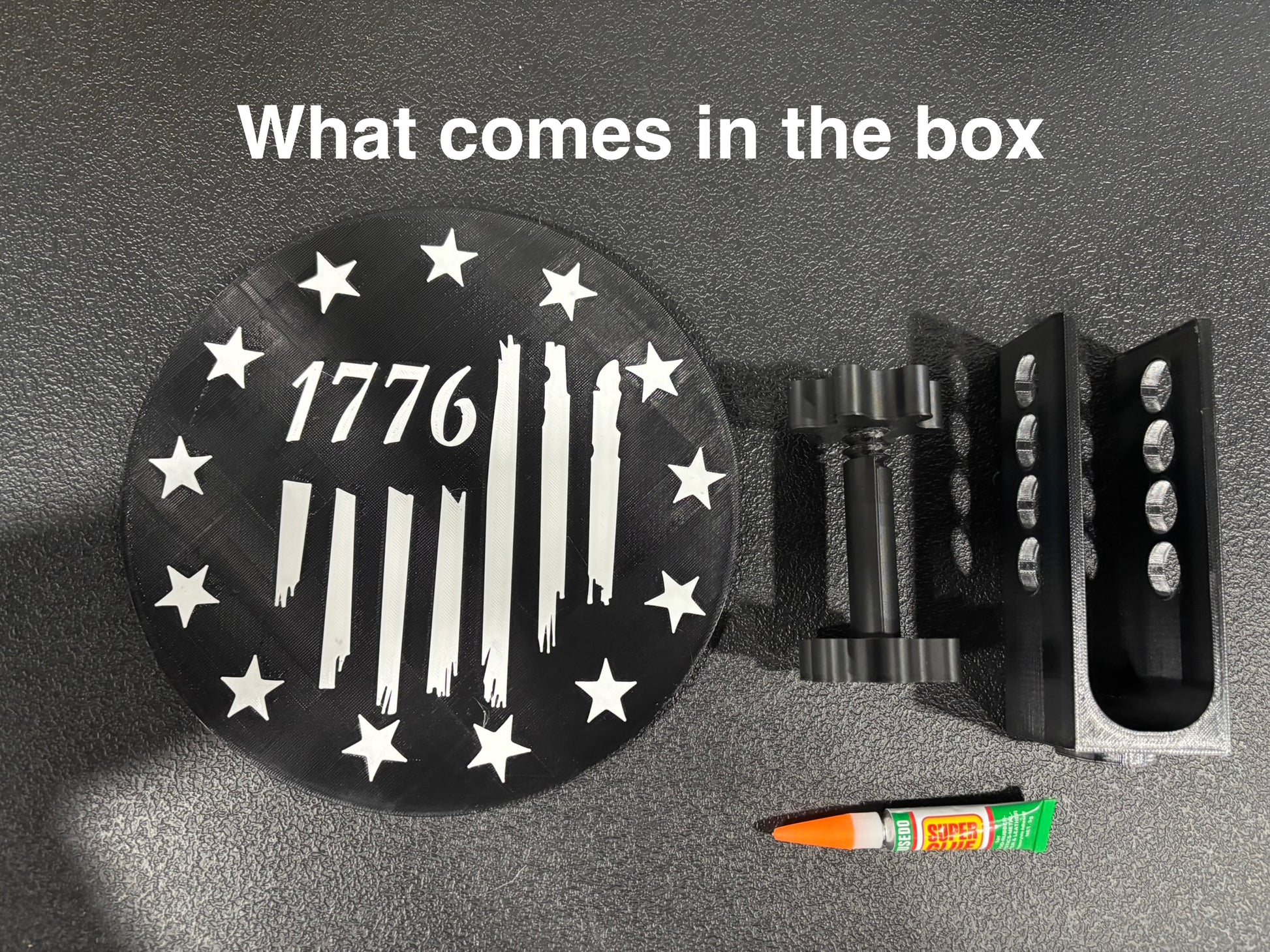 1776 American Flag Hitch Cover