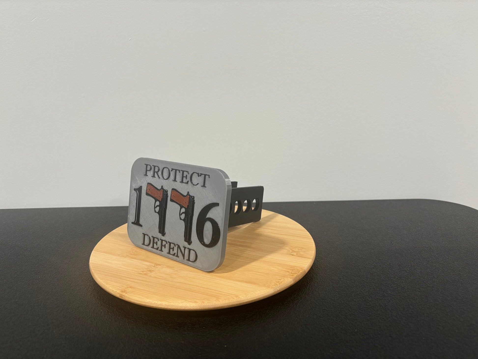 1776 Protect Defend Patriotic Hitch Cover