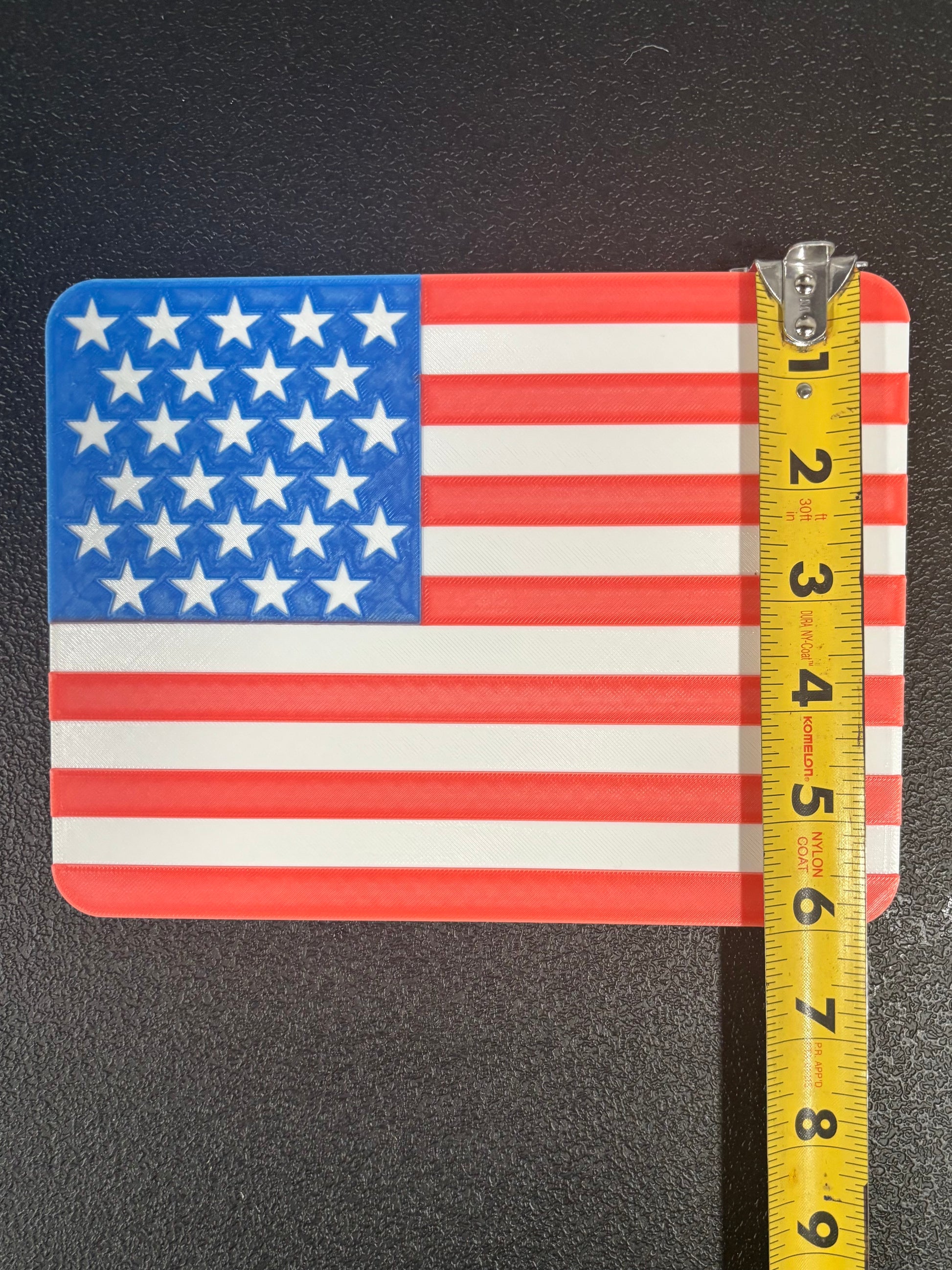 Patriotic Red, White, & Blue American Flag Hitch Cover