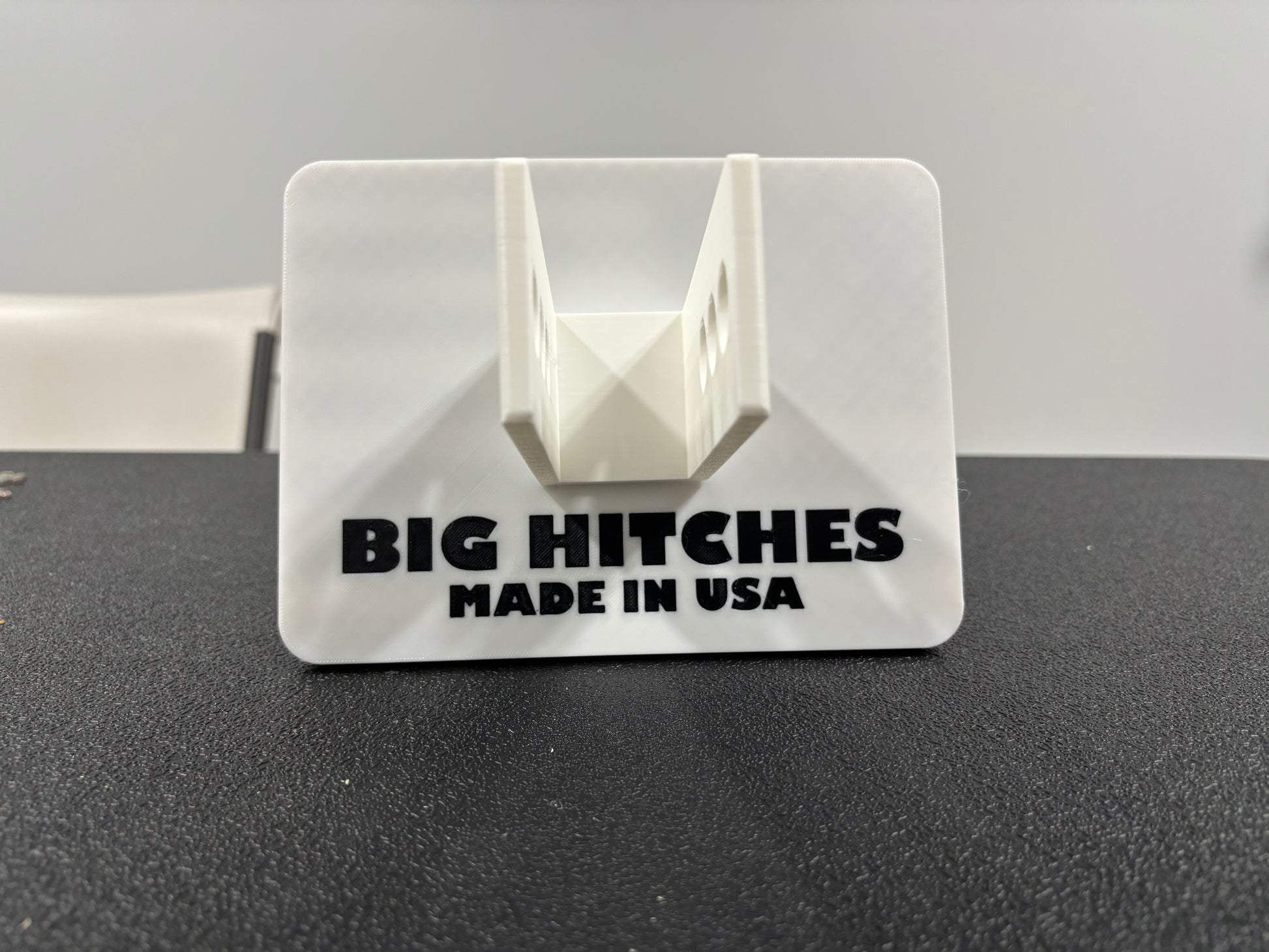 Patriotic Black & White American Flag Hitch Cover