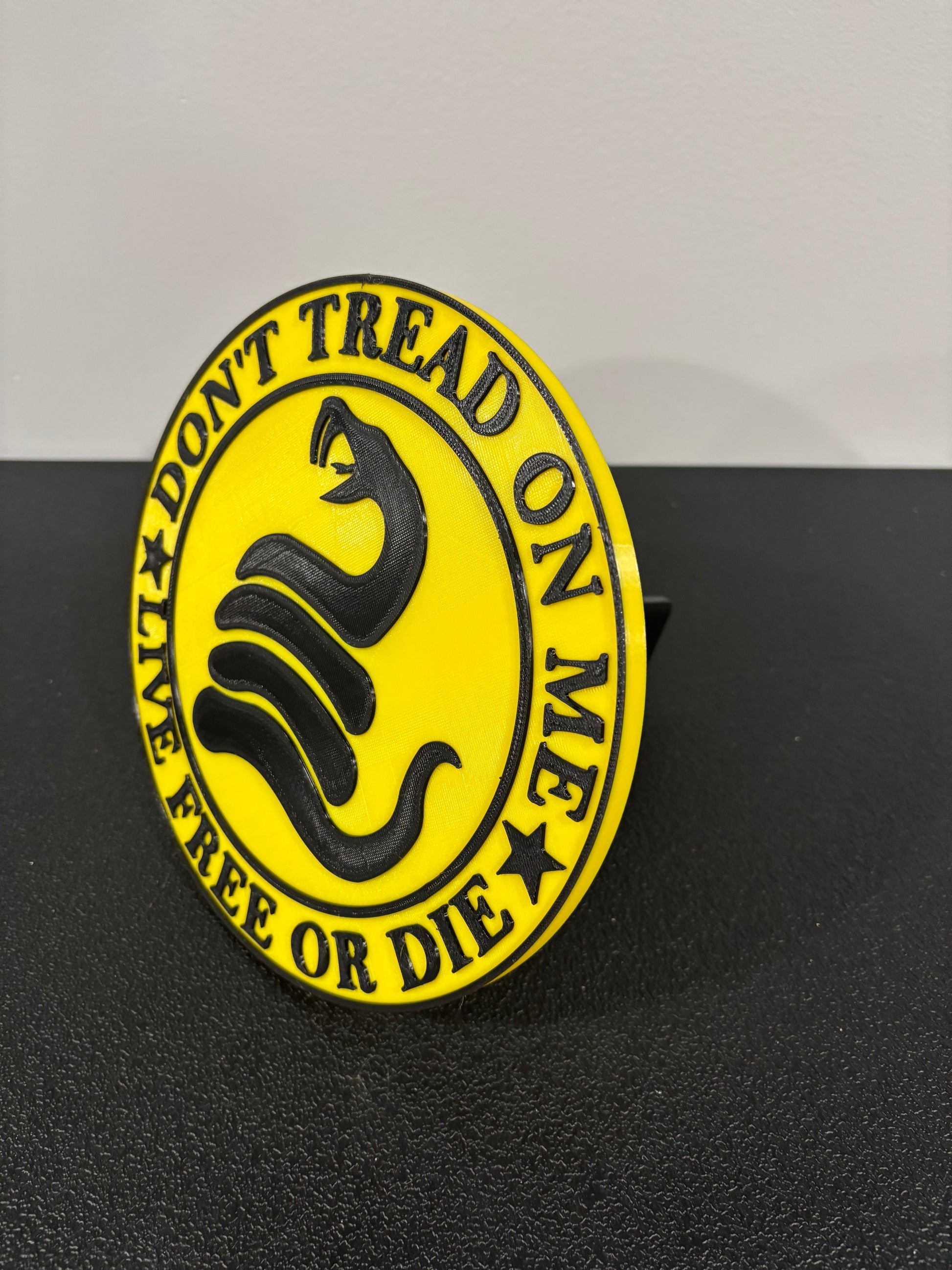 Don't Tread on Me Hitch Plug