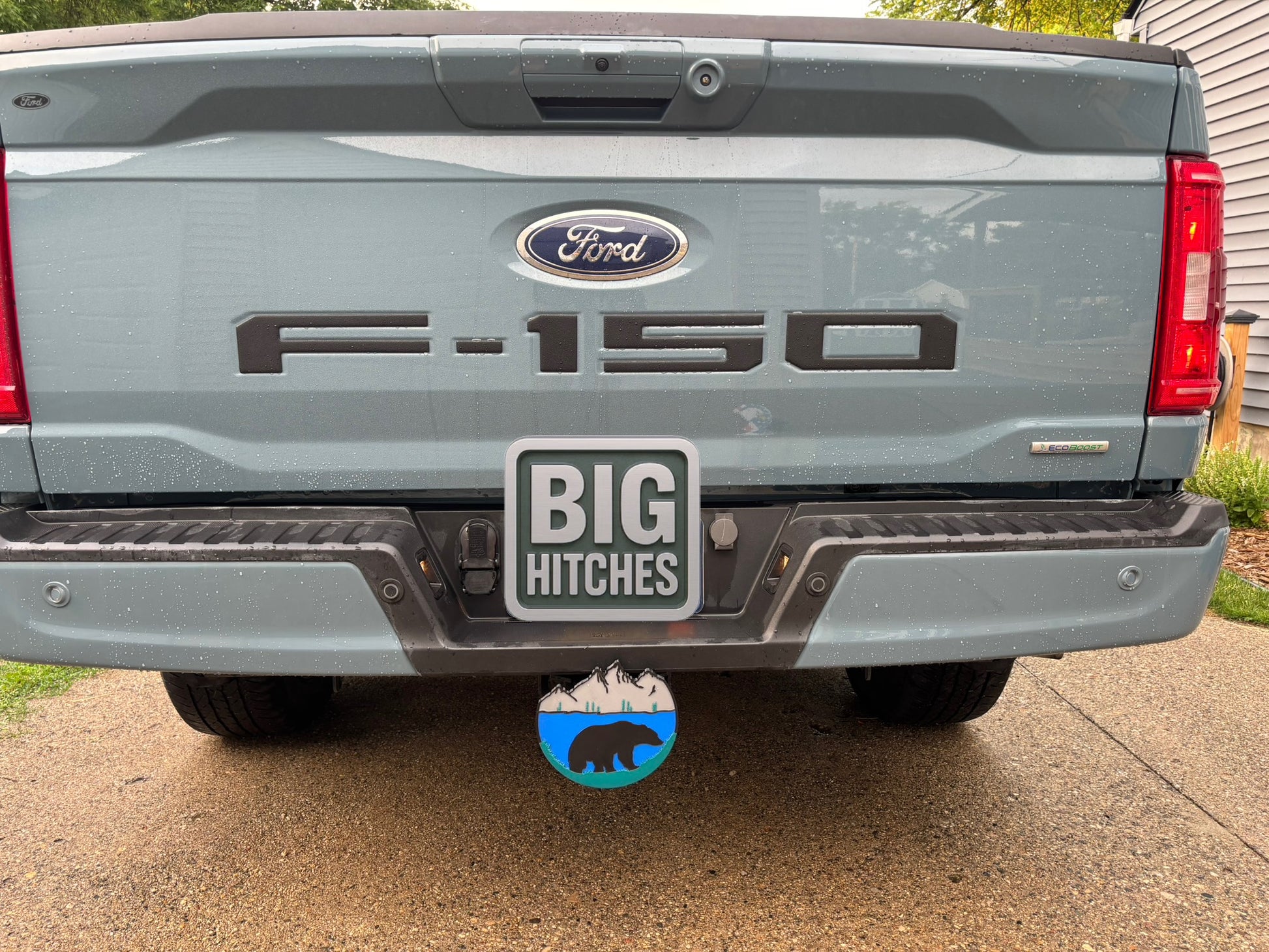 Bear and Mountains Hitch Plug