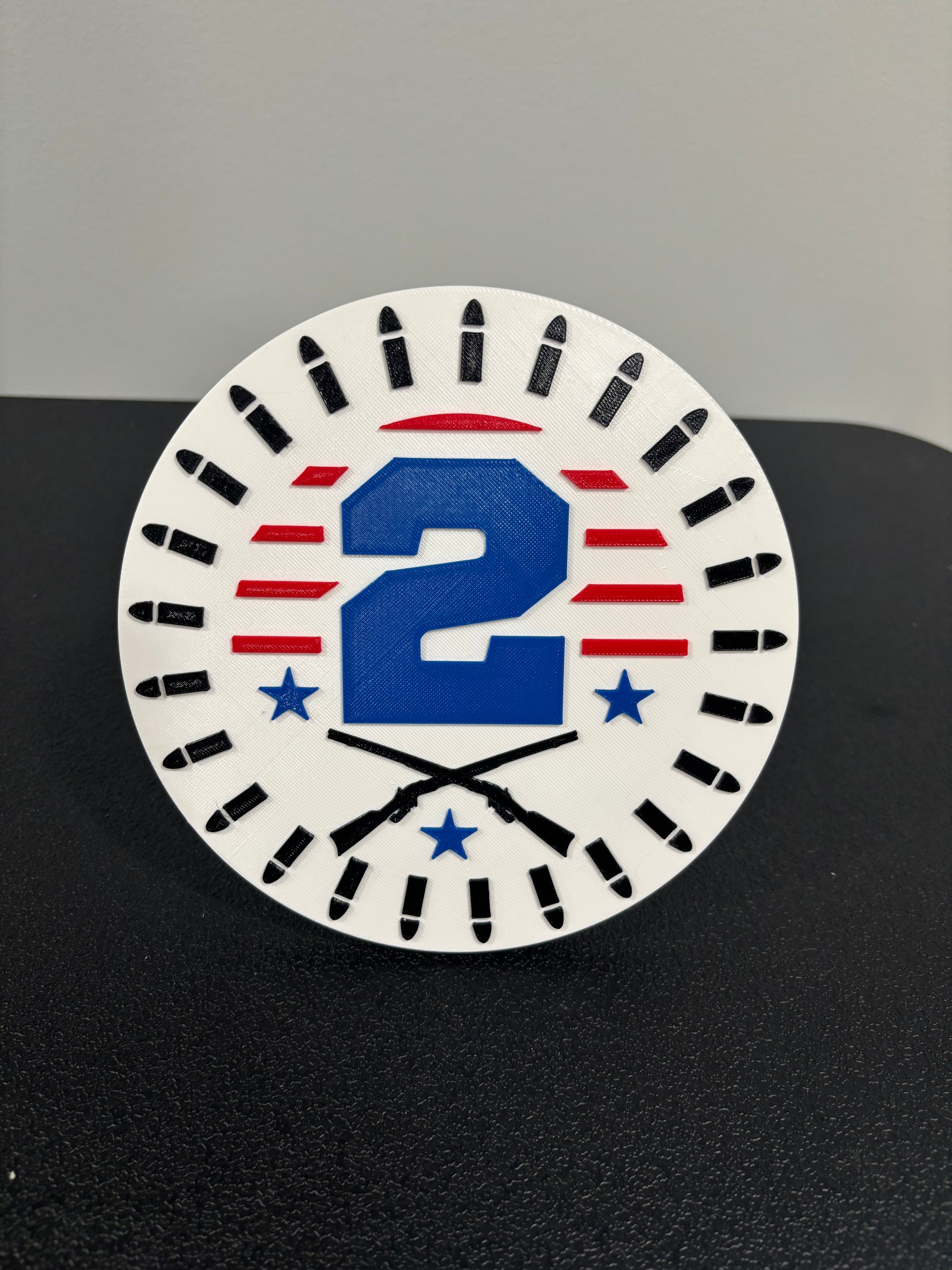 2nd Amendment Patriotic Hitch Cover