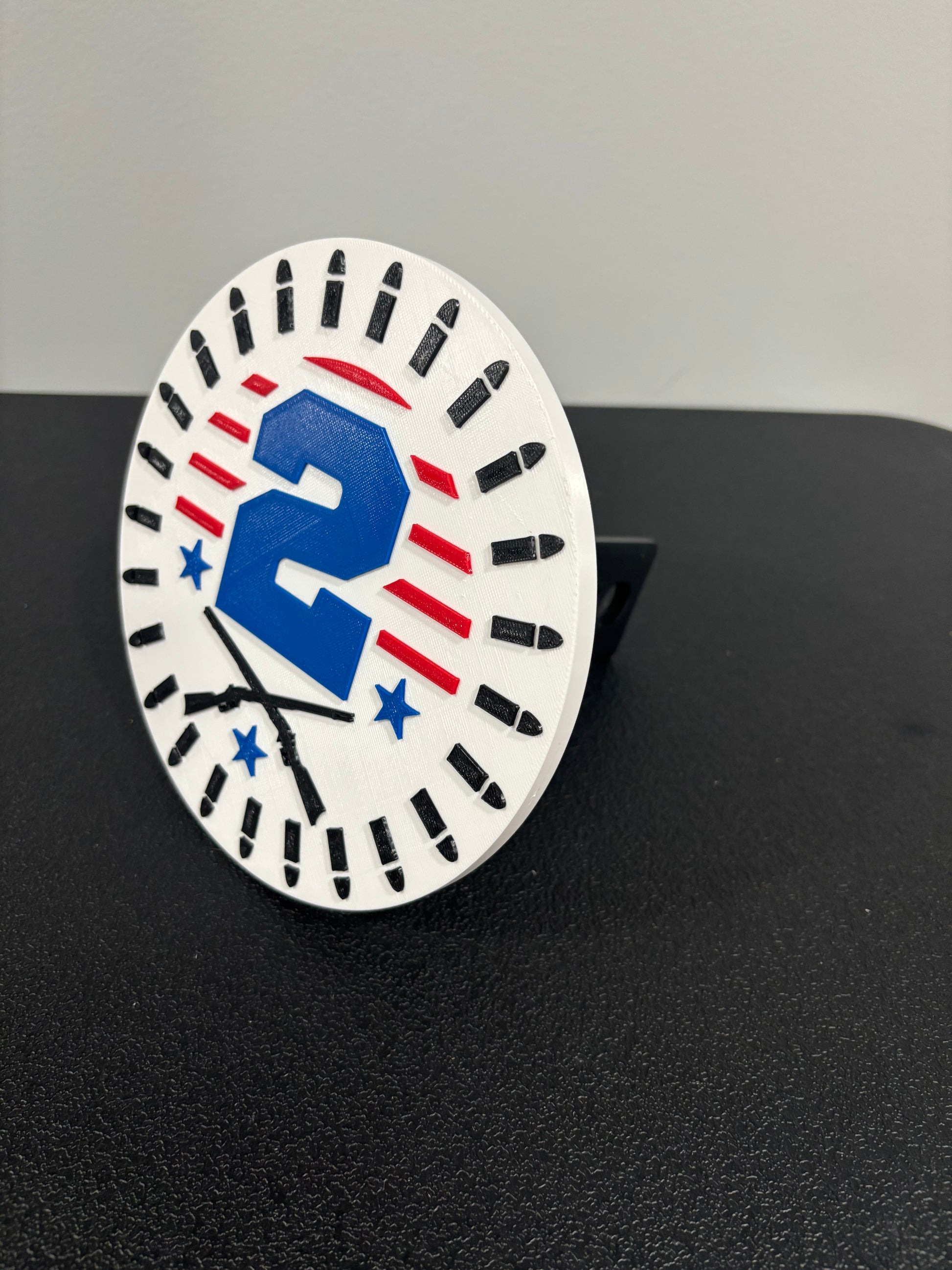 2nd Amendment Patriotic Hitch Cover