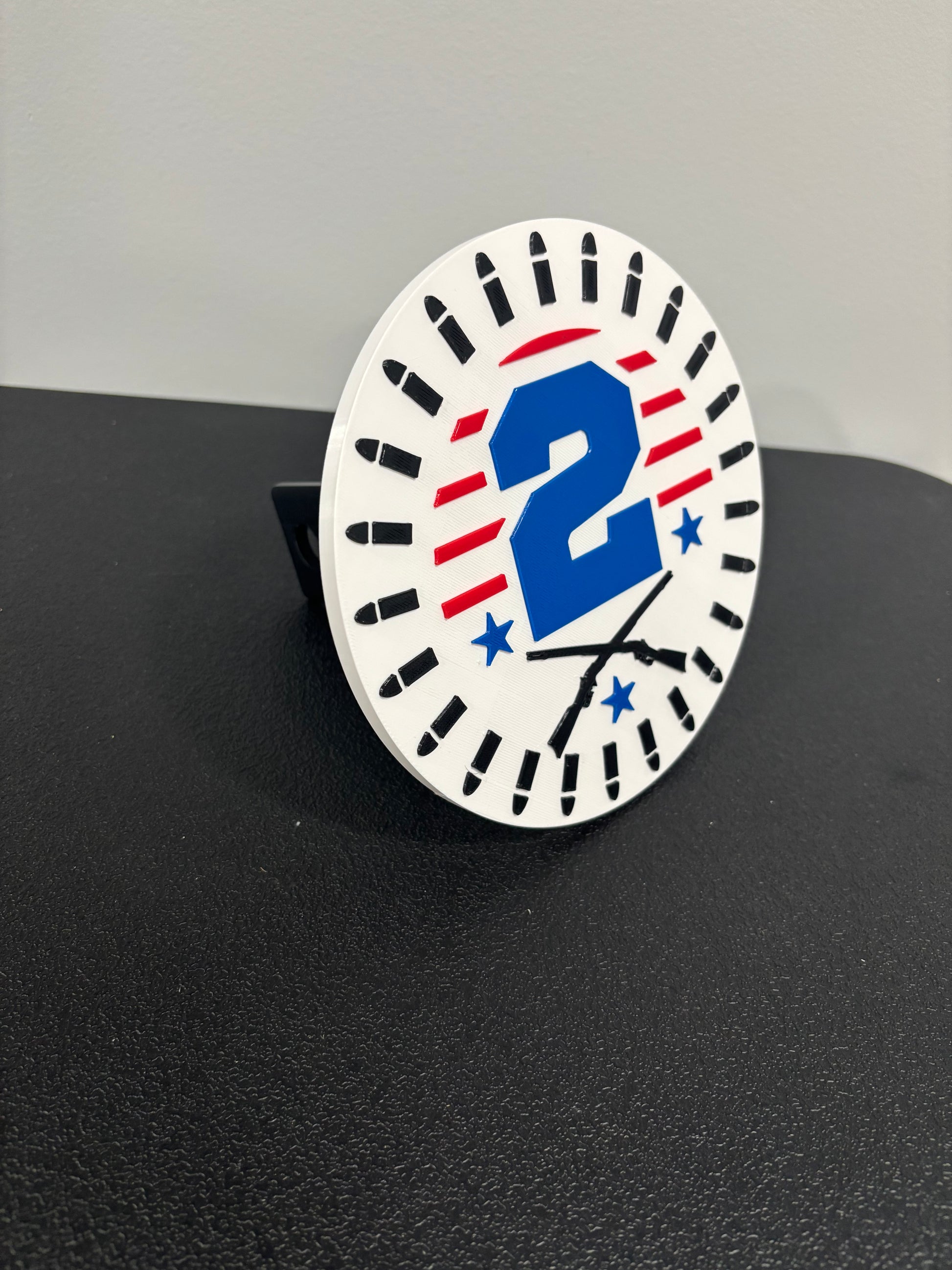 2nd Amendment Patriotic Hitch Cover