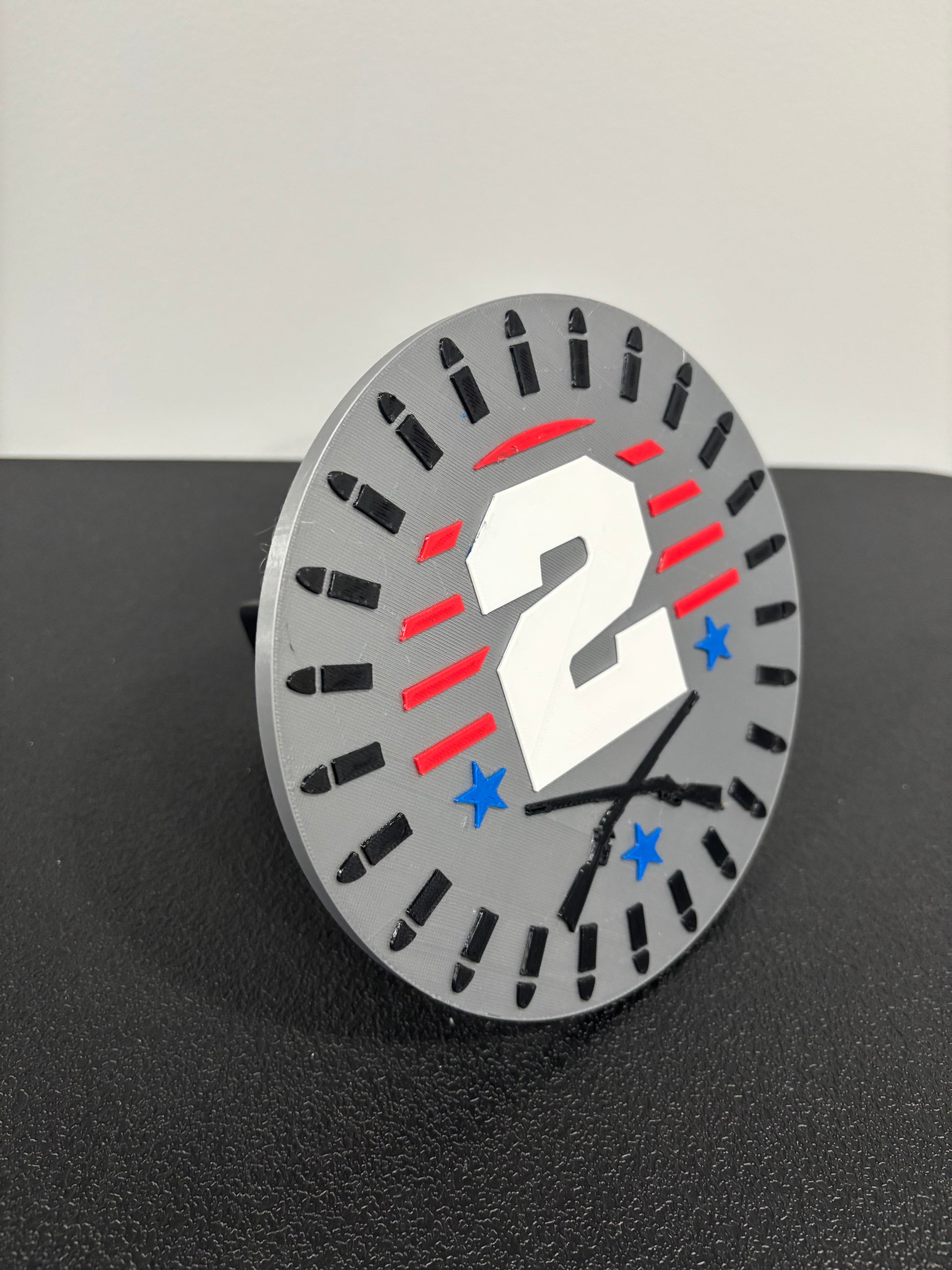 2nd Amendment Patriotic Hitch Cover