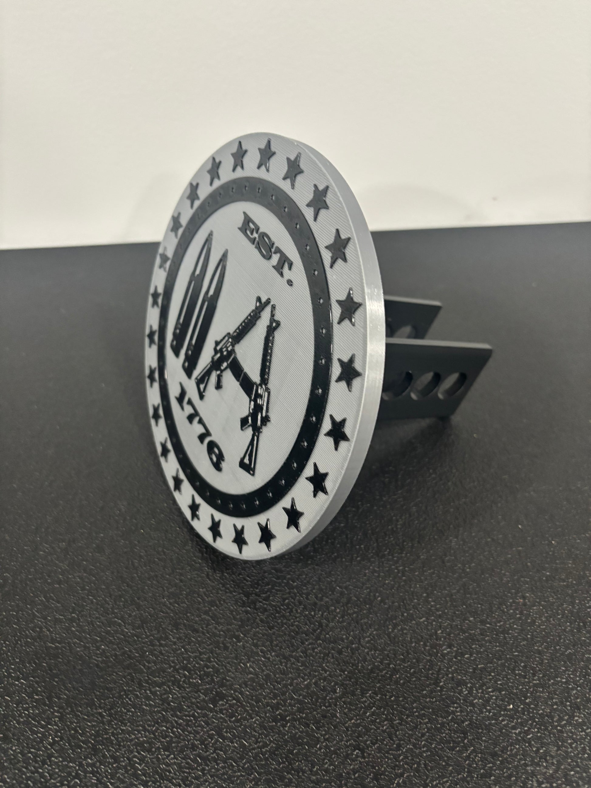 2nd Amendment Patriotic Hitch Cover