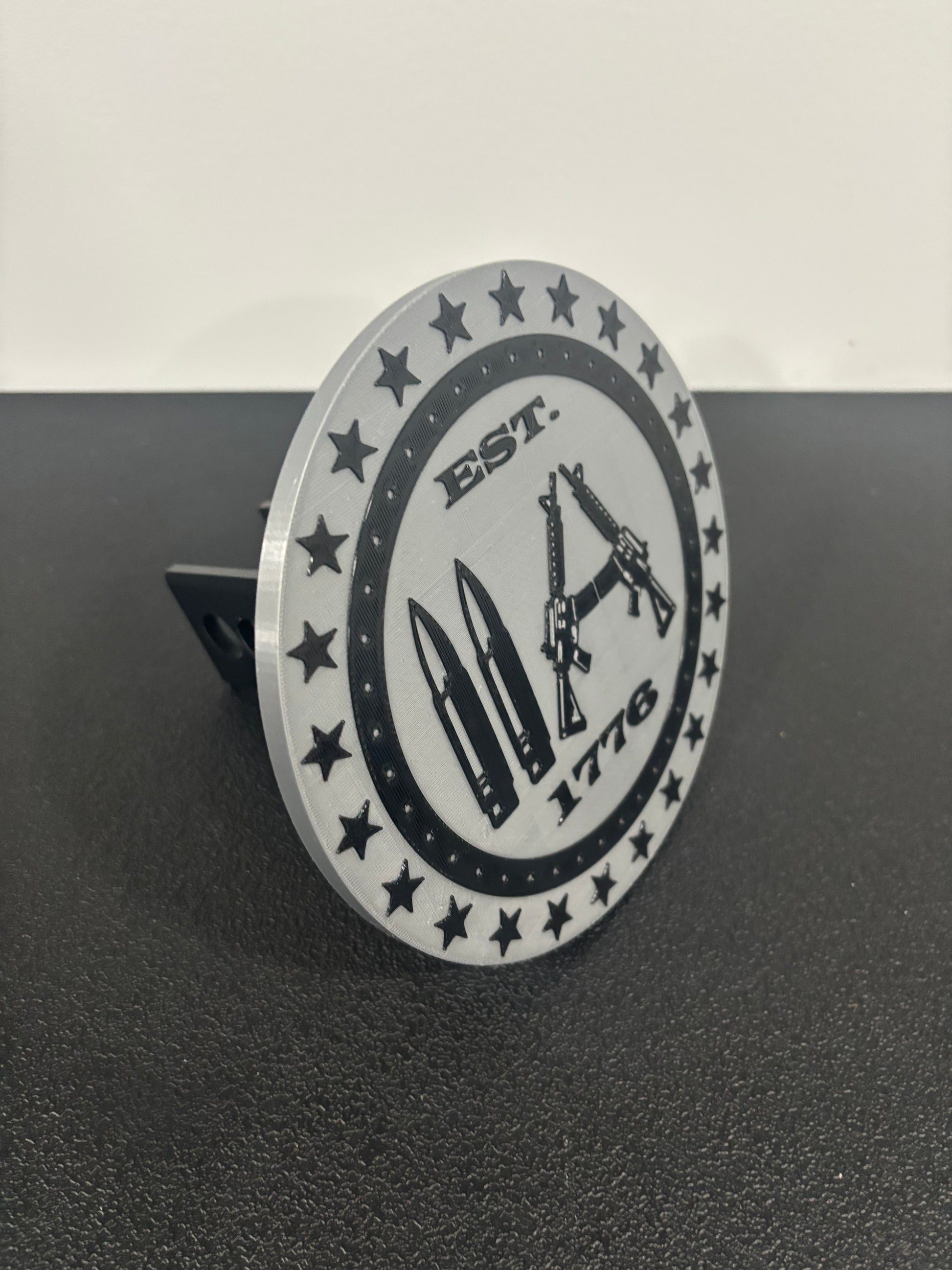 2nd Amendment Patriotic Hitch Cover