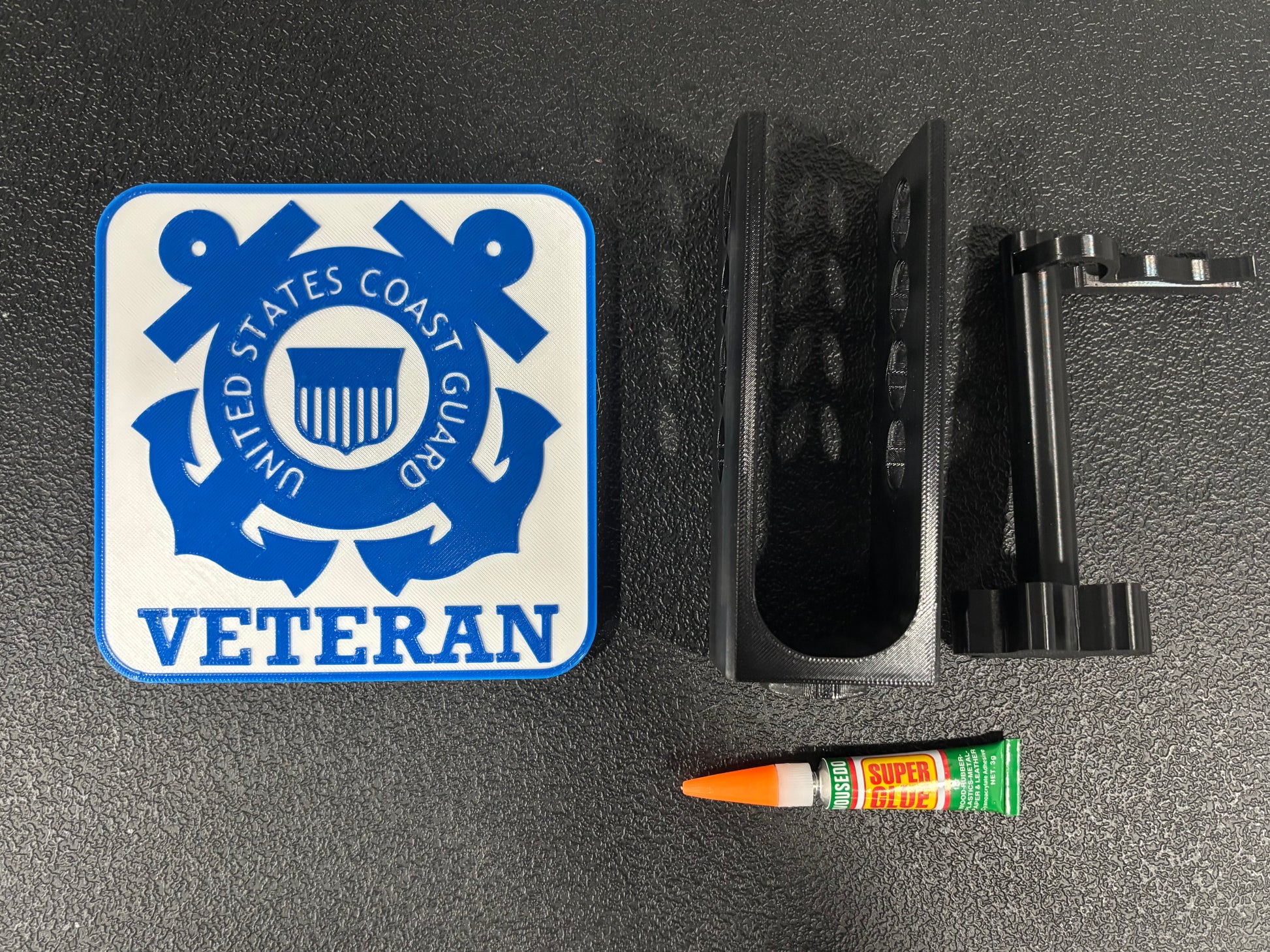 Coast Guard Veteran Hitch Plug
