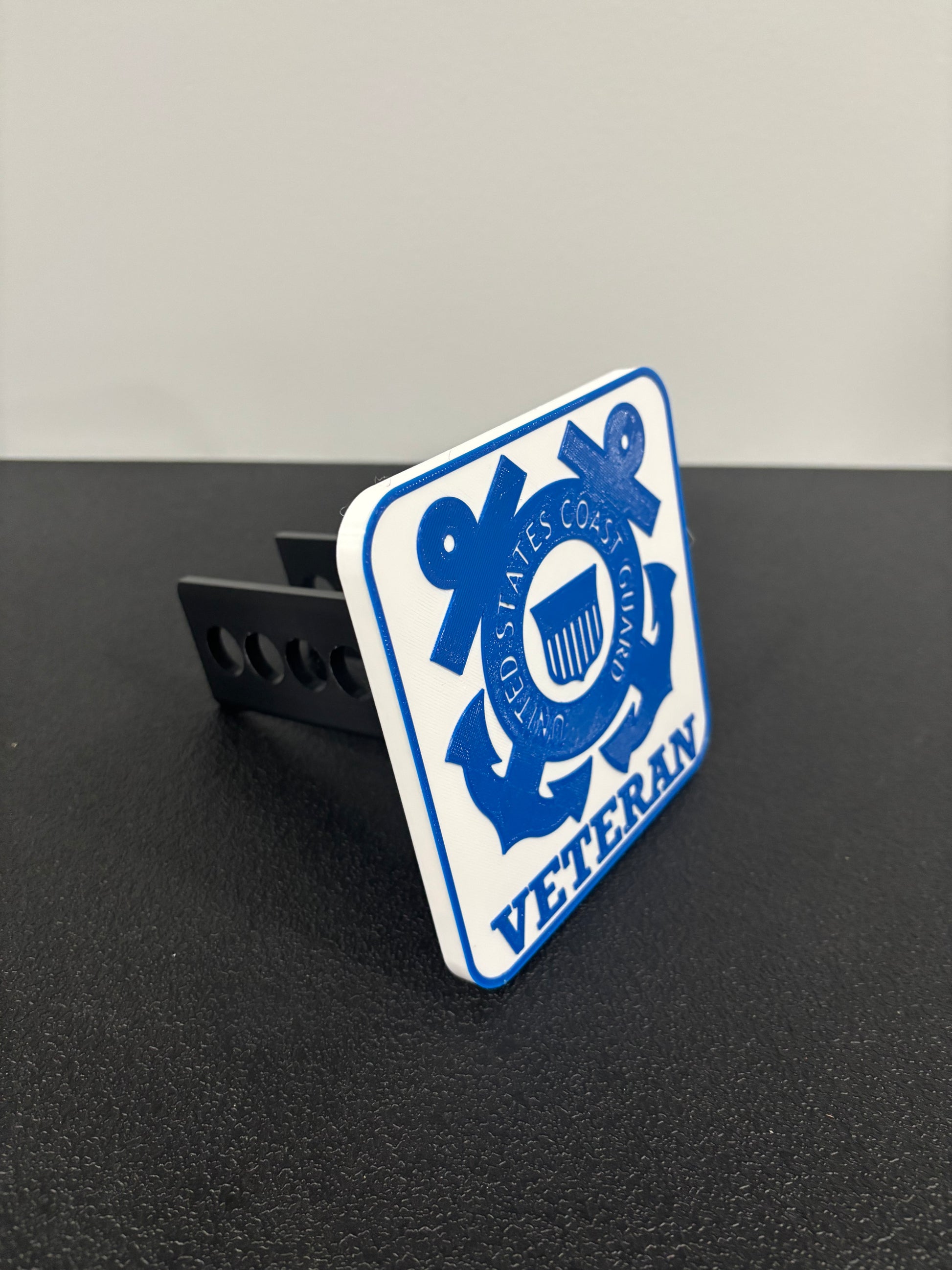 Coast Guard Veteran Hitch Plug