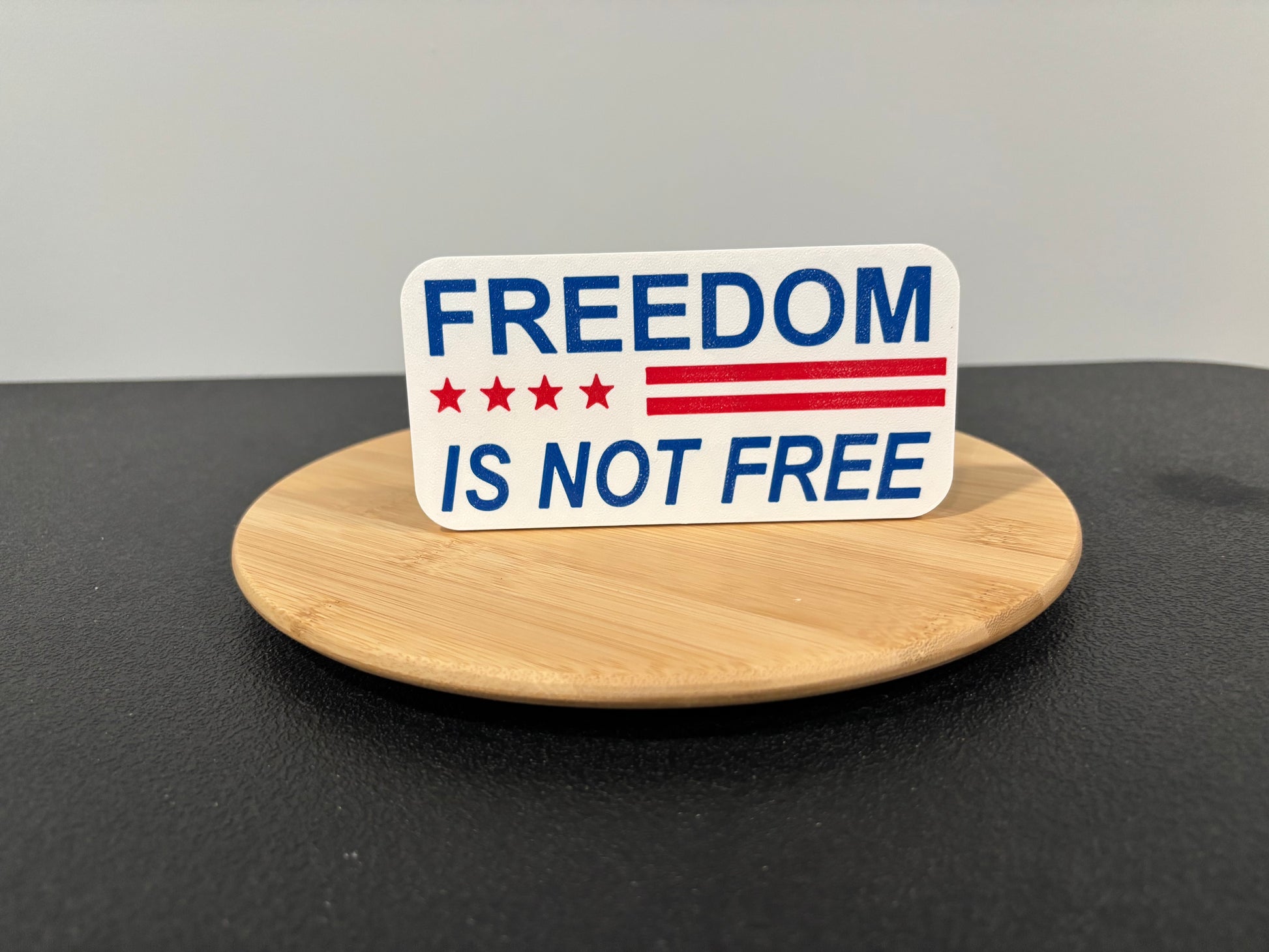 Freedom Is Not Free Patriotic Hitch Cover