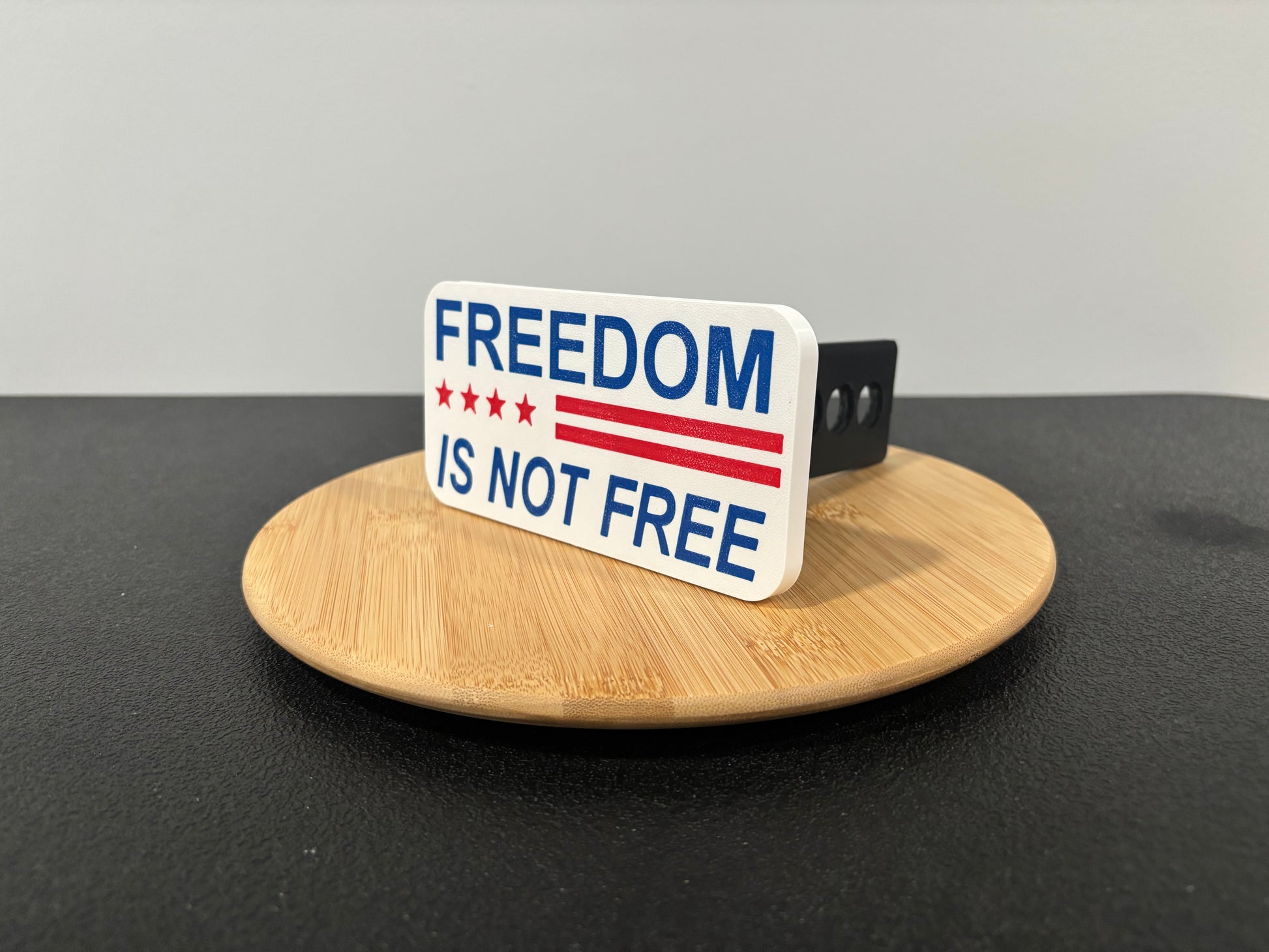Freedom Is Not Free Patriotic Hitch Cover