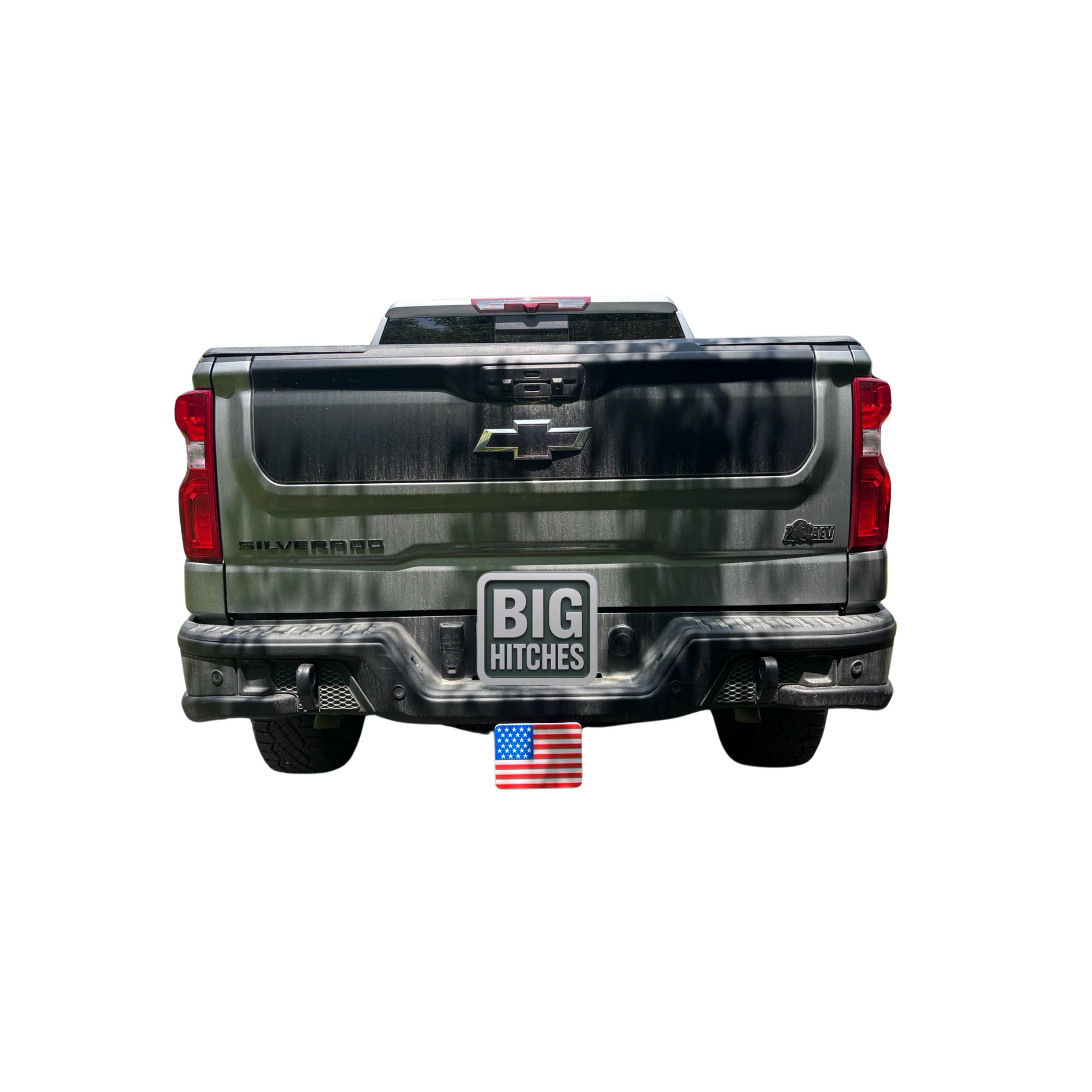 Patriotic Red, White, & Blue American Flag Hitch Cover