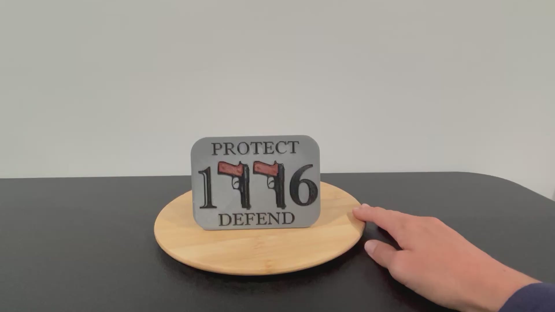 1776 Protect Defend Patriotic Hitch Cover