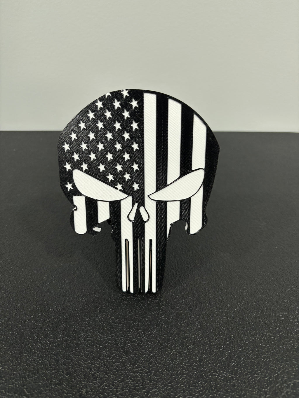 Punisher Skull in White