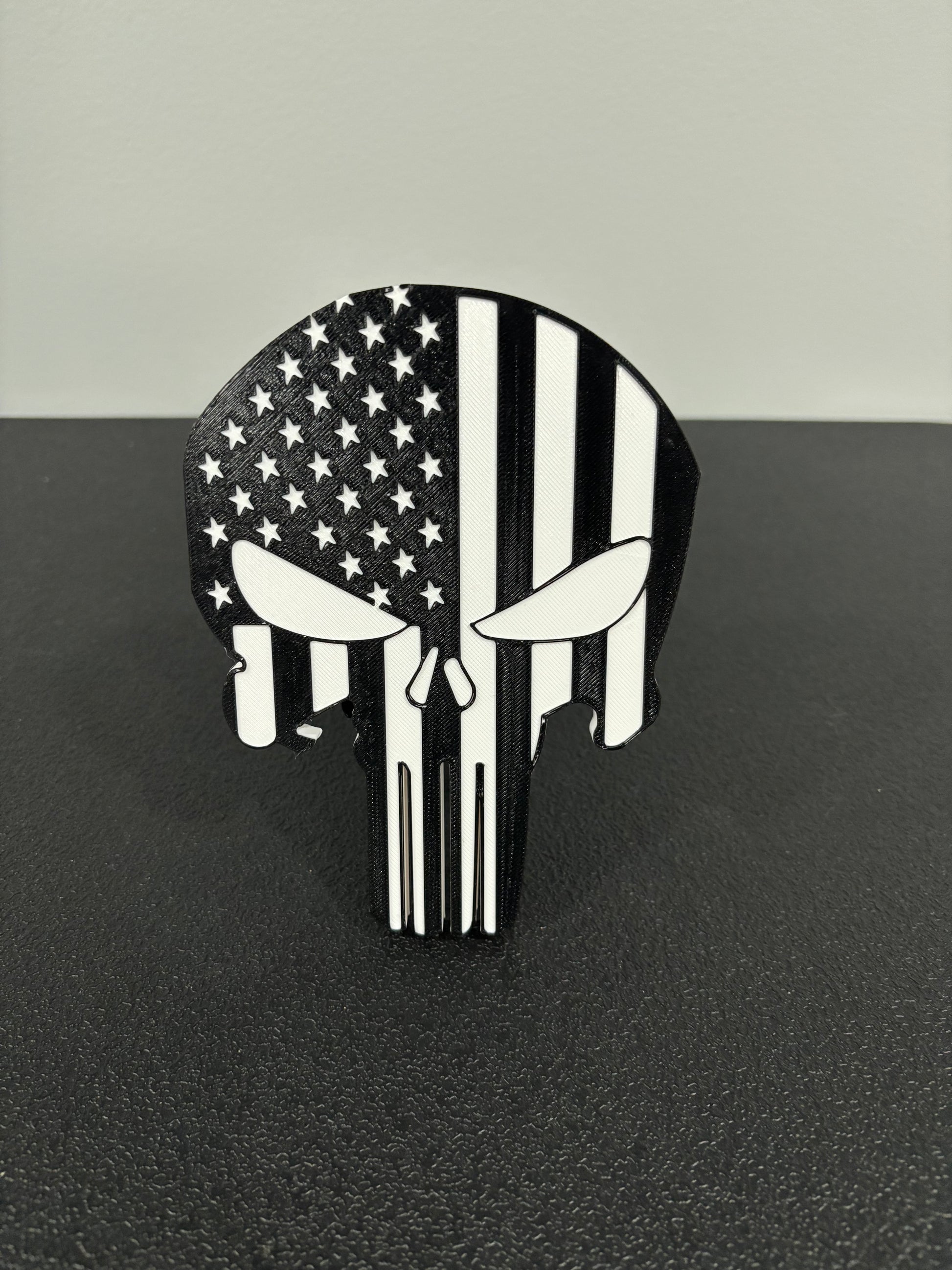 Punisher Skull in White