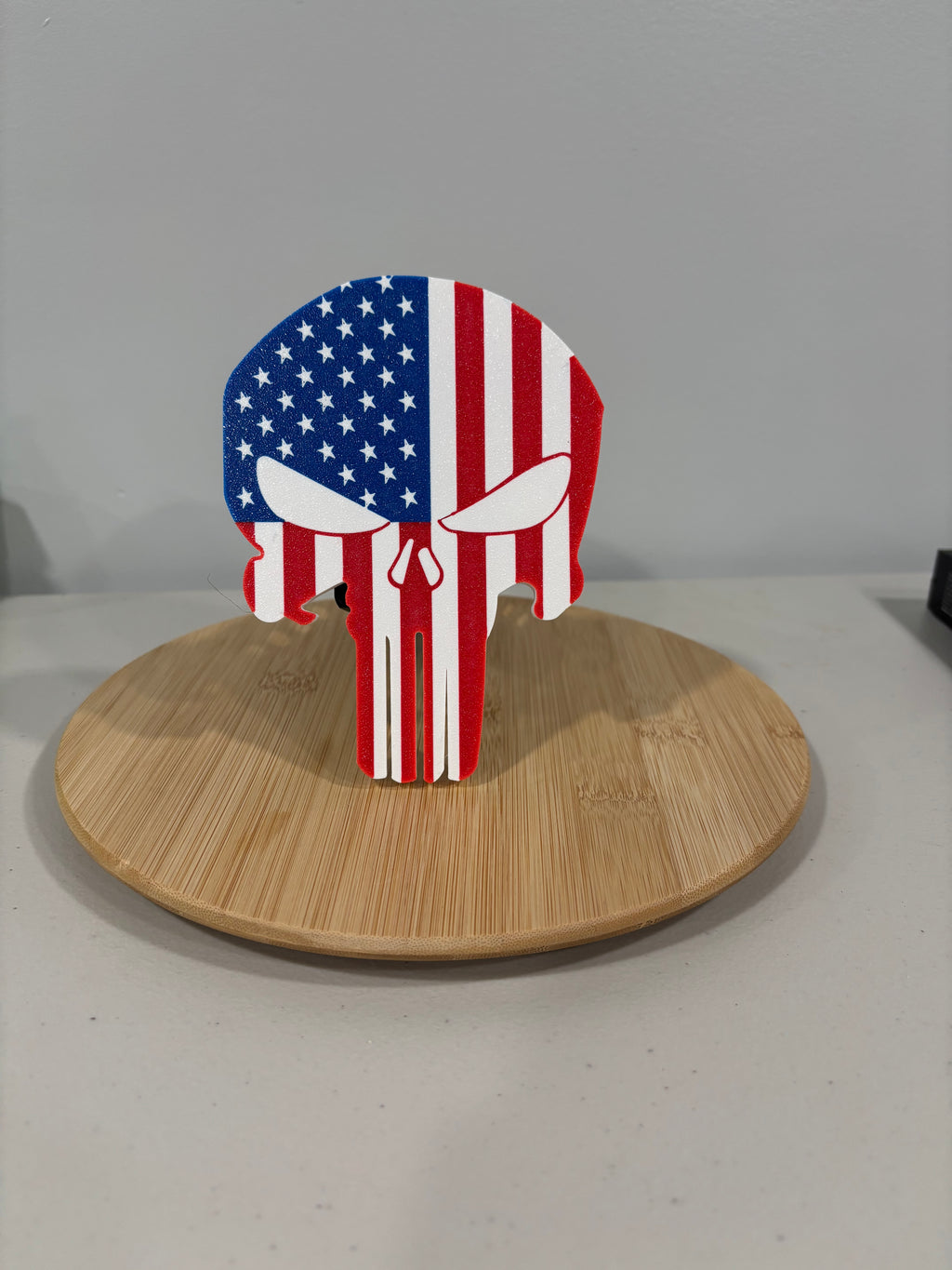 Punisher Skull in White