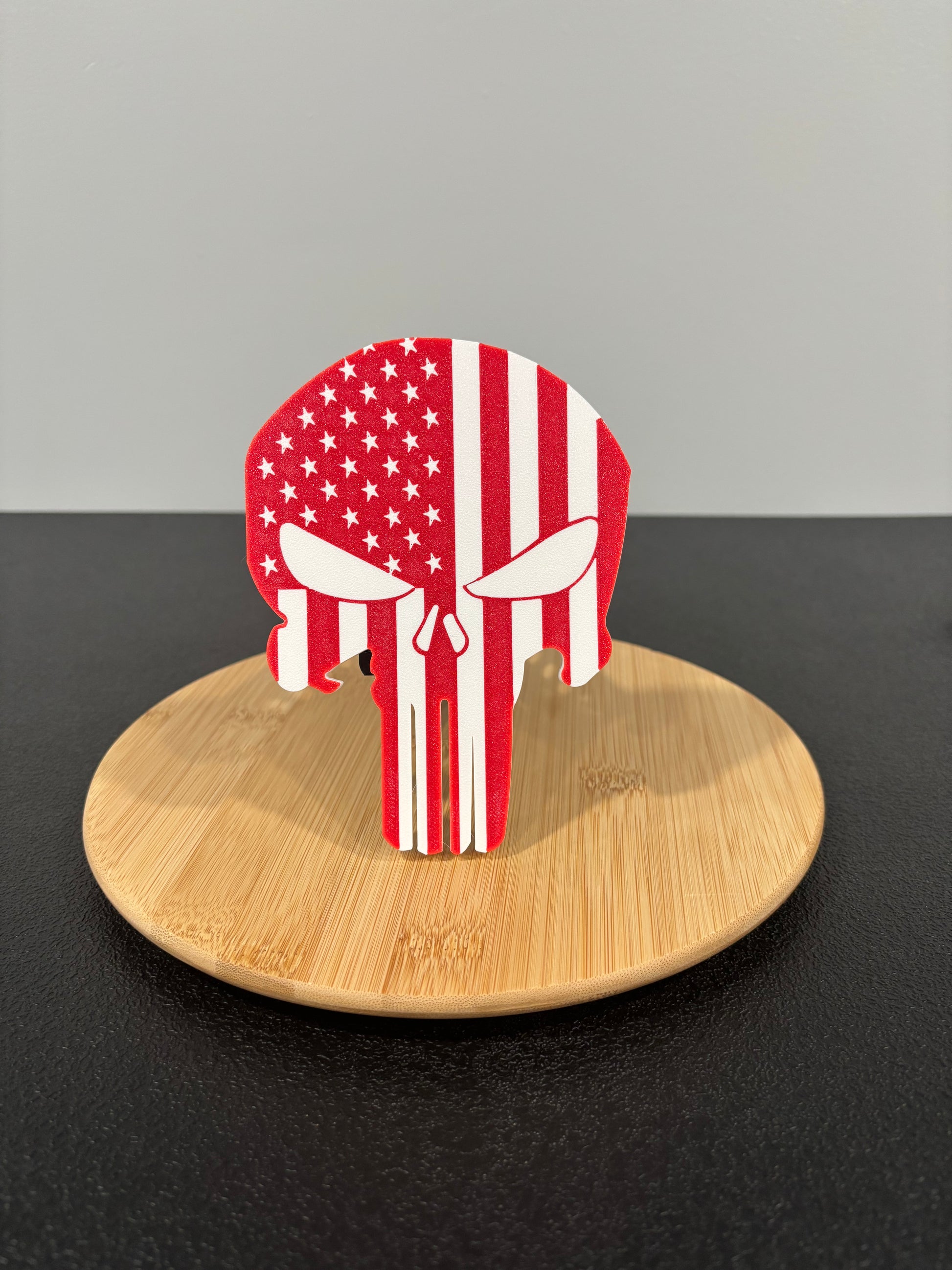 Punisher Skull in White