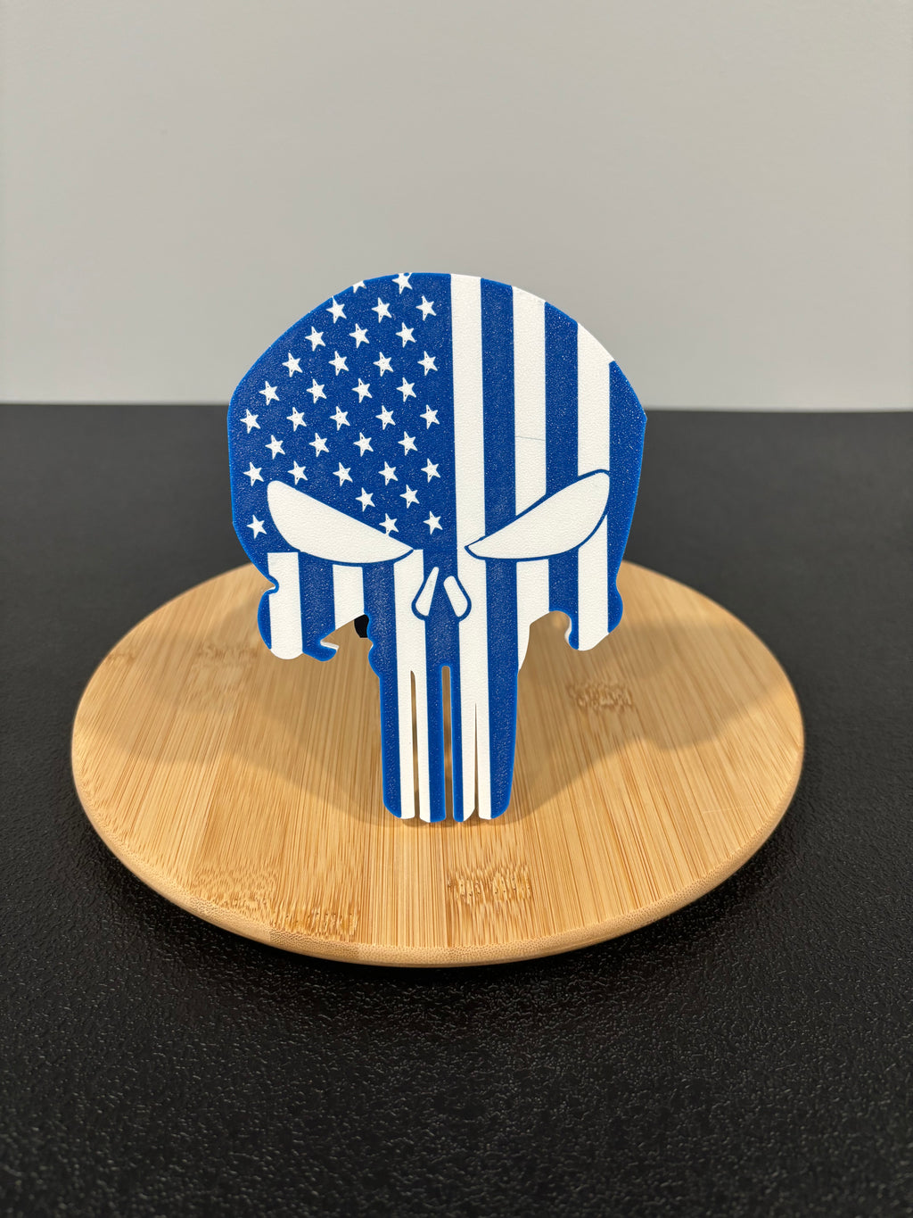 Punisher Skull in White