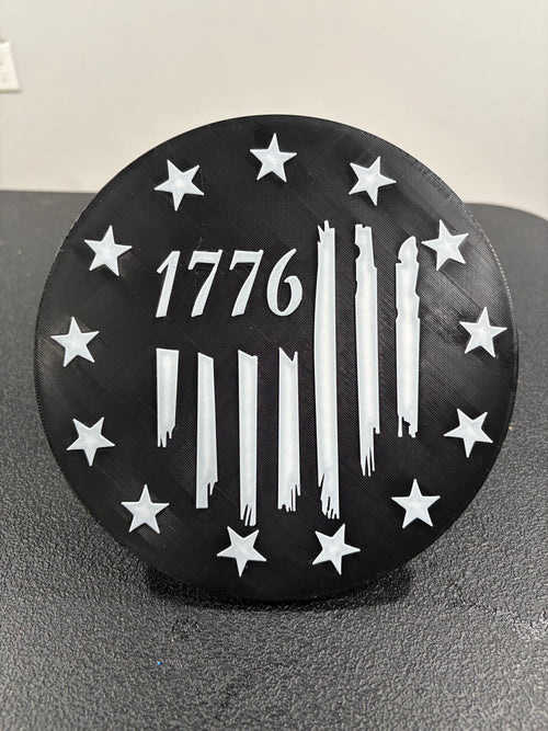 1776 Round Big Hitch Cover