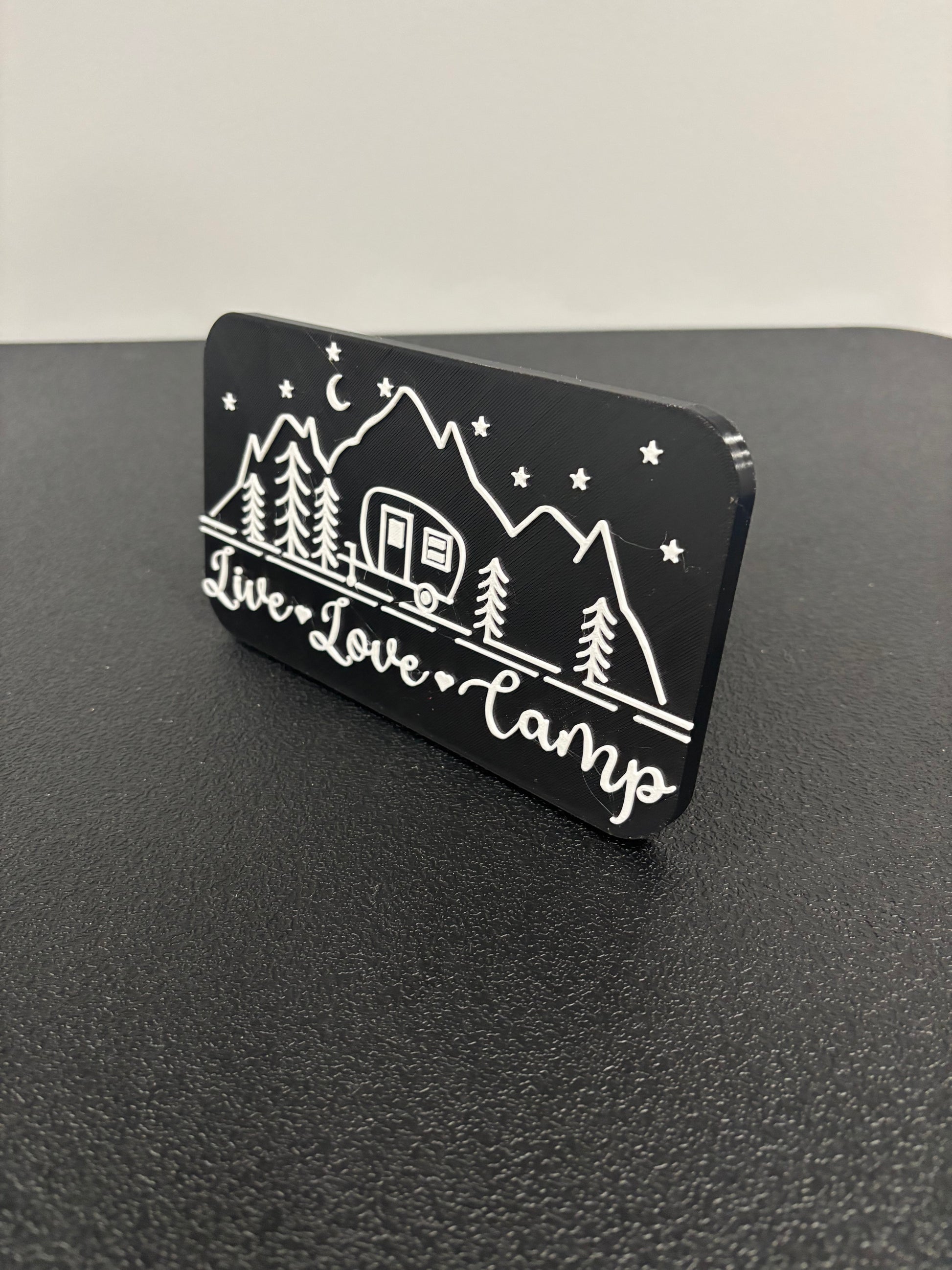 Outdoor Live Love Camp Hitch Cover