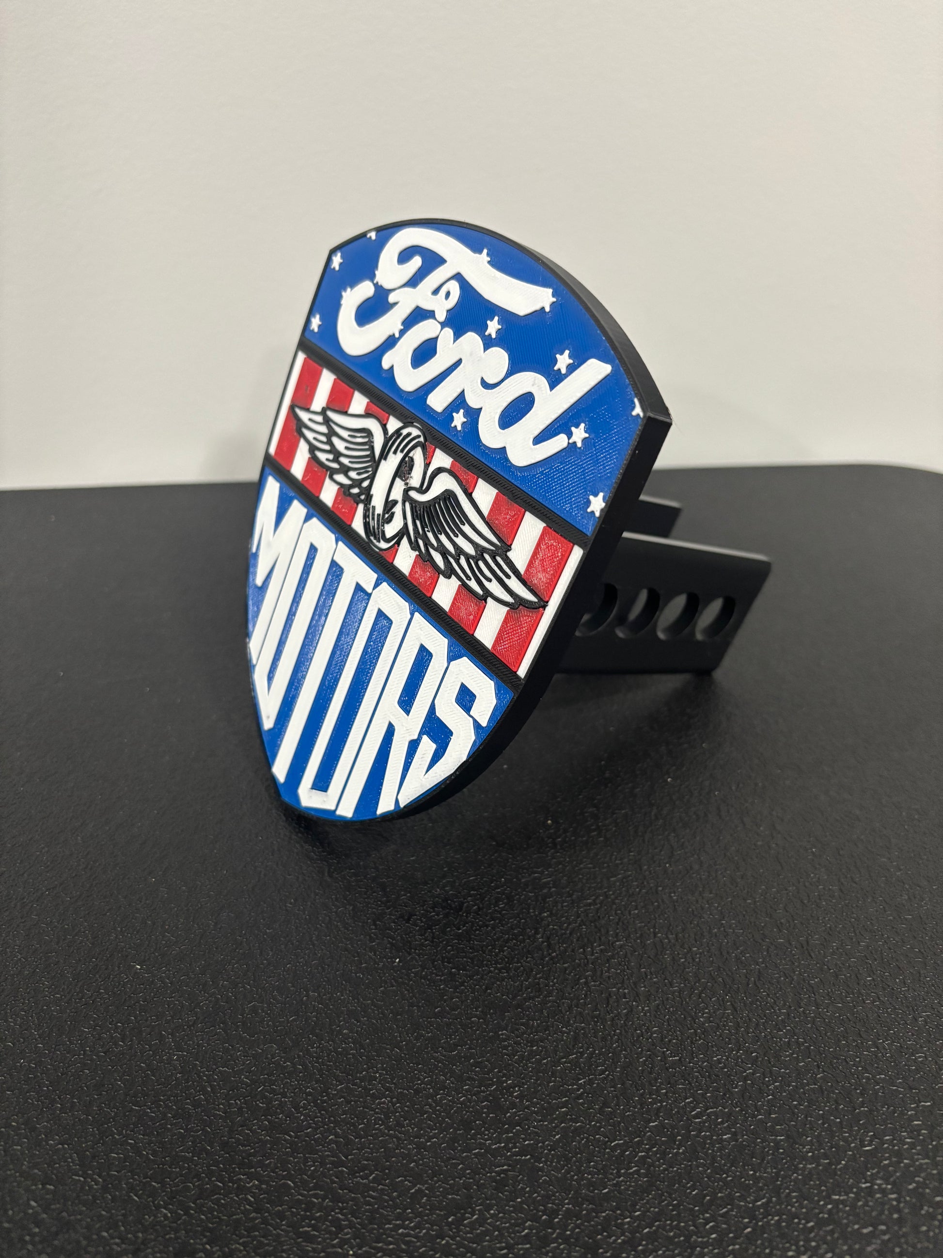 Ford Motor Retro Hitch Cover