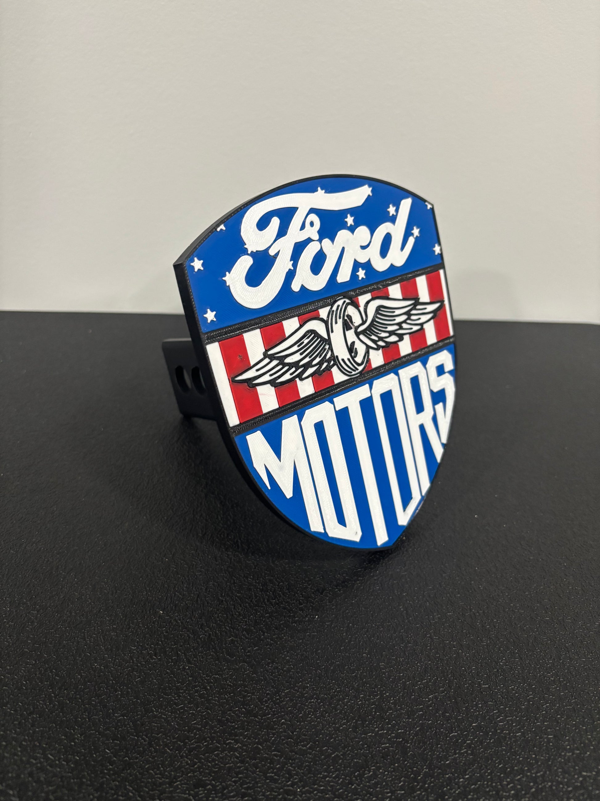 Ford Motor Retro Hitch Cover