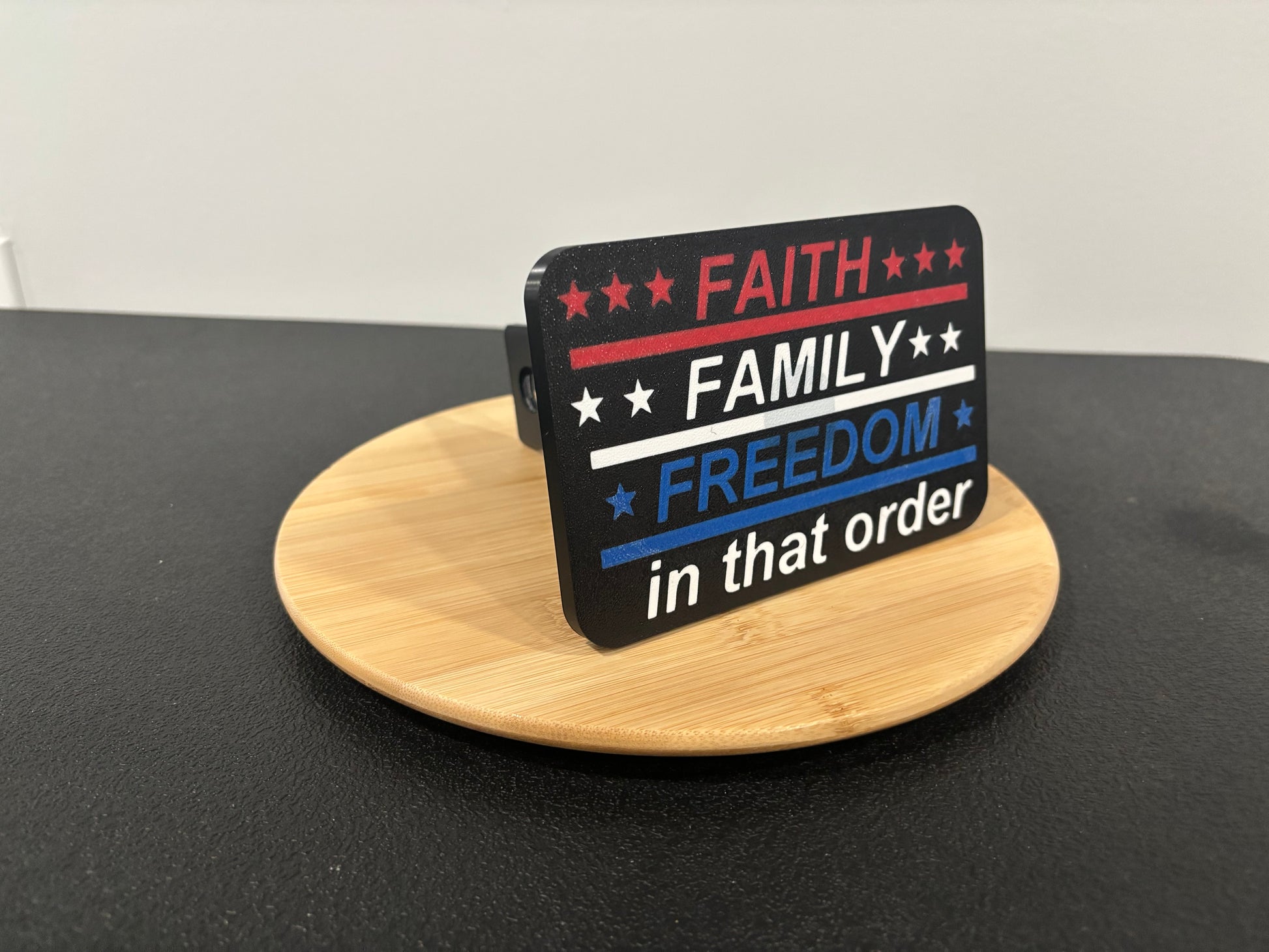 Faith Family Freedom Patriotic Faith Hitch Cover