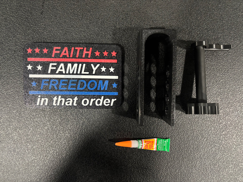 Faith Family Freedom Patriotic Faith Hitch Cover