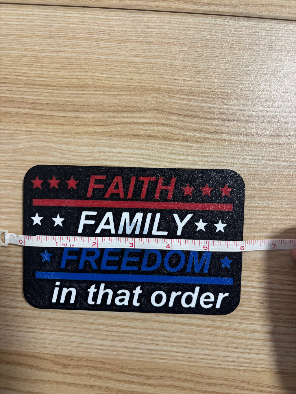 Faith Family Freedom Patriotic Faith Hitch Cover