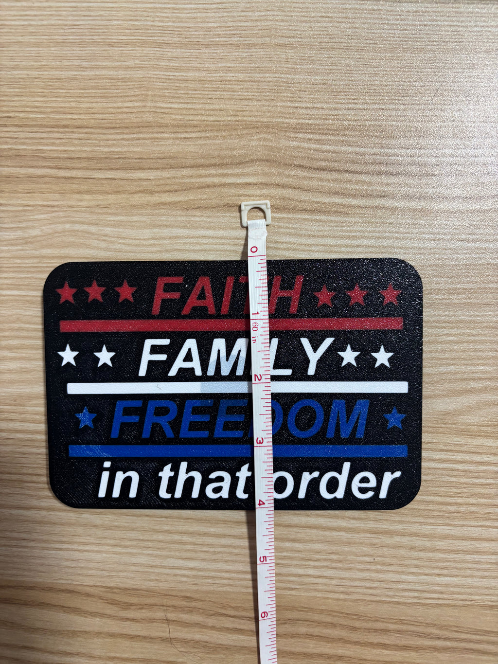 Faith Family Freedom Patriotic Faith Hitch Cover