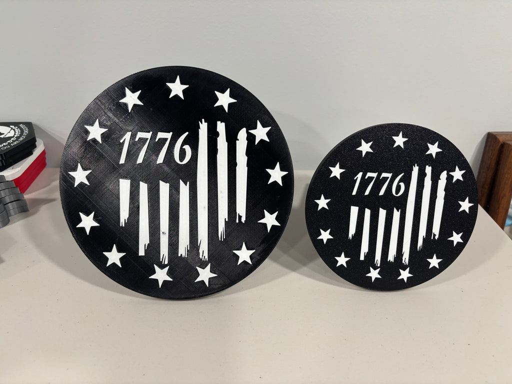 1776 American Flag Hitch Cover