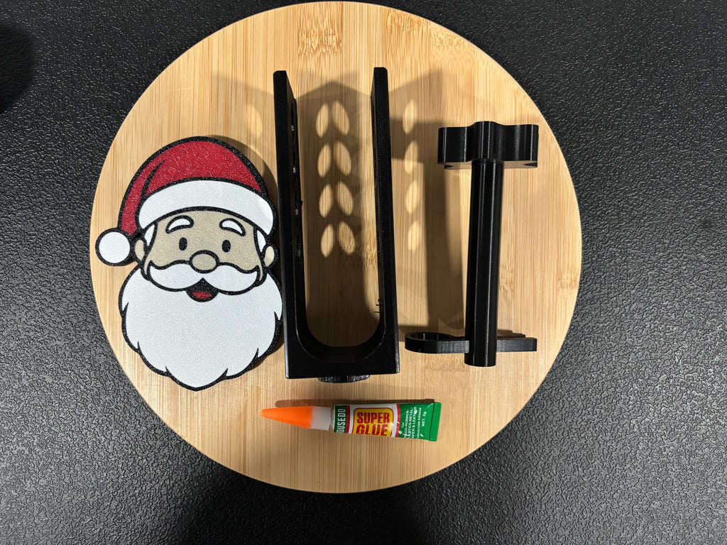 Santa Holiday Christmas Hitch Cover