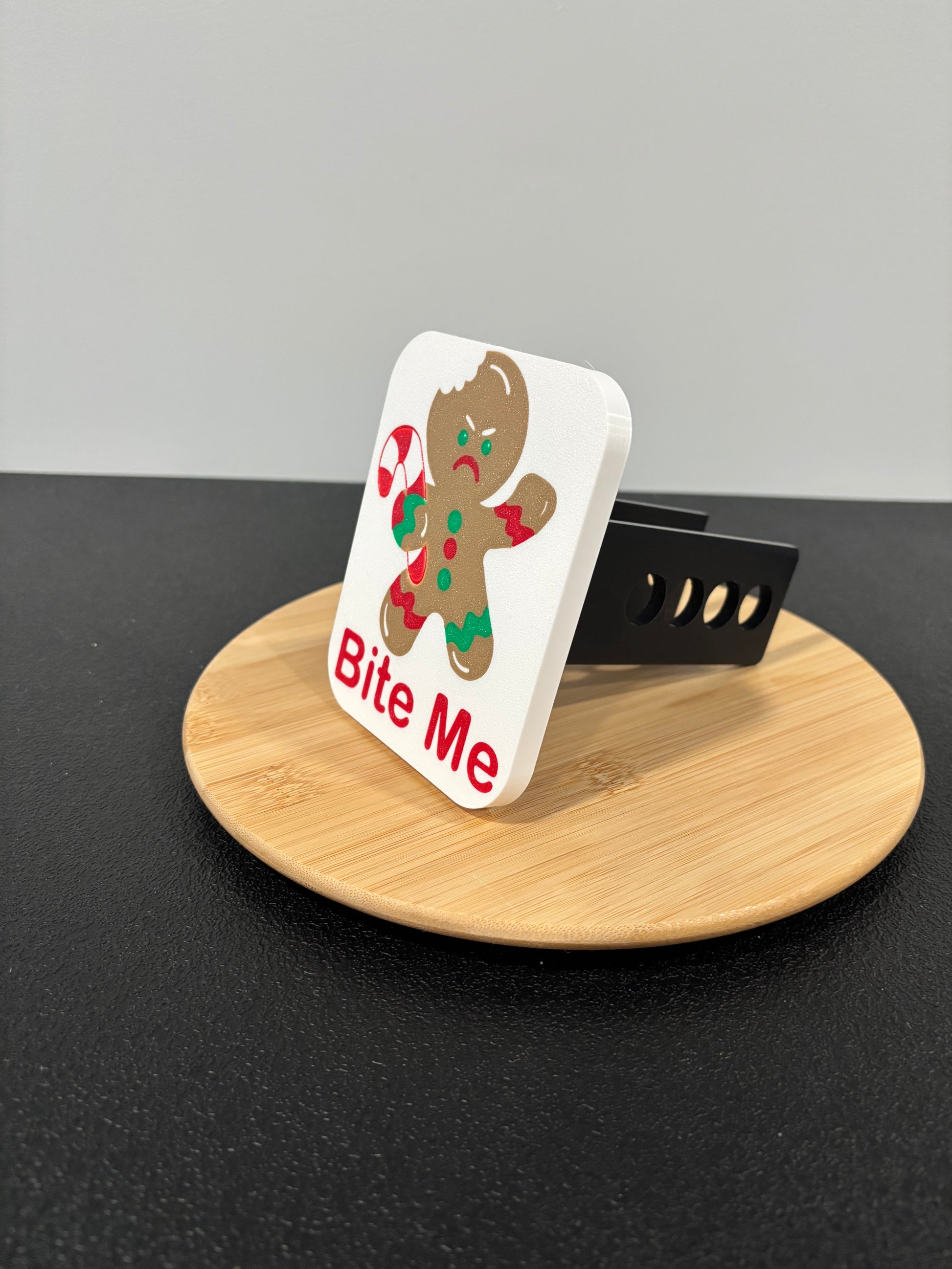 Gingerbread man Christmas Holiday Hitch Cover