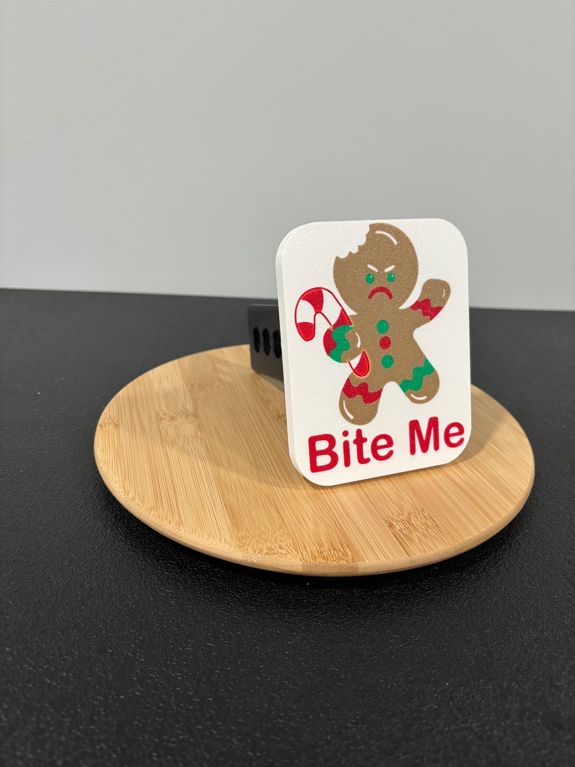 Gingerbread man Christmas Holiday Hitch Cover