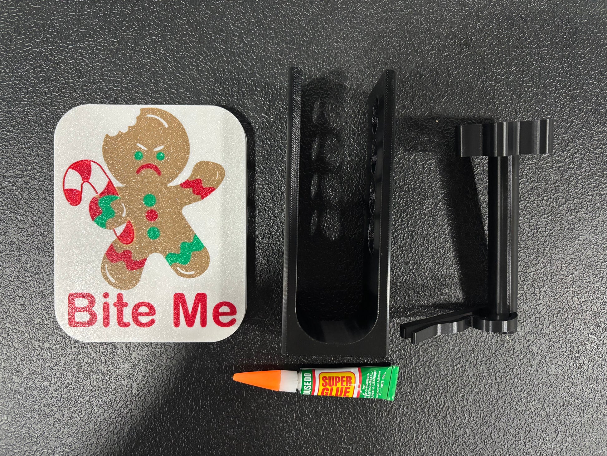 Gingerbread man Christmas Holiday Hitch Cover