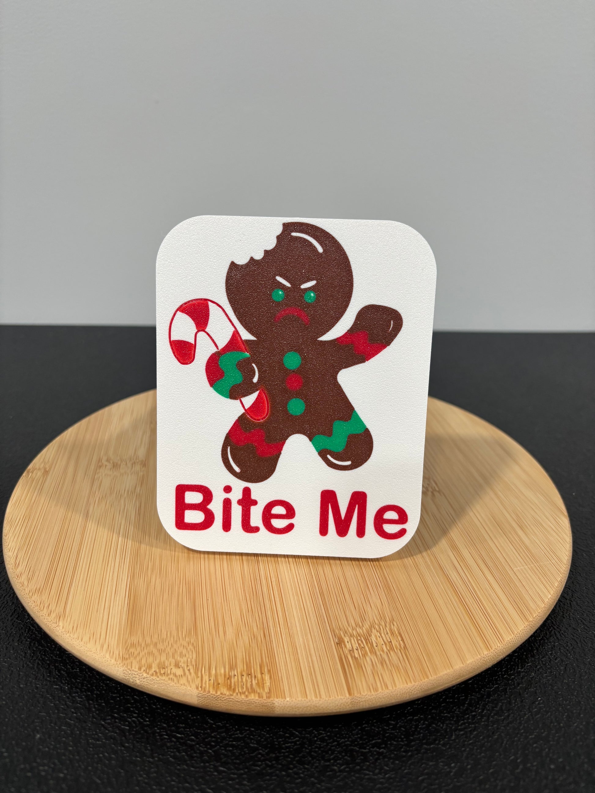 Gingerbread man Christmas Holiday Hitch Cover