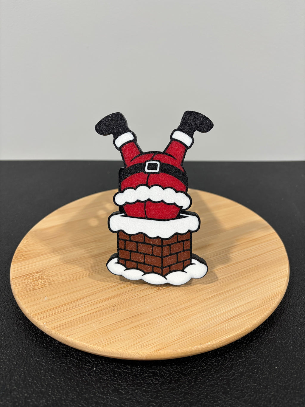 Santa in Chimney Holiday Christmas hitch cover