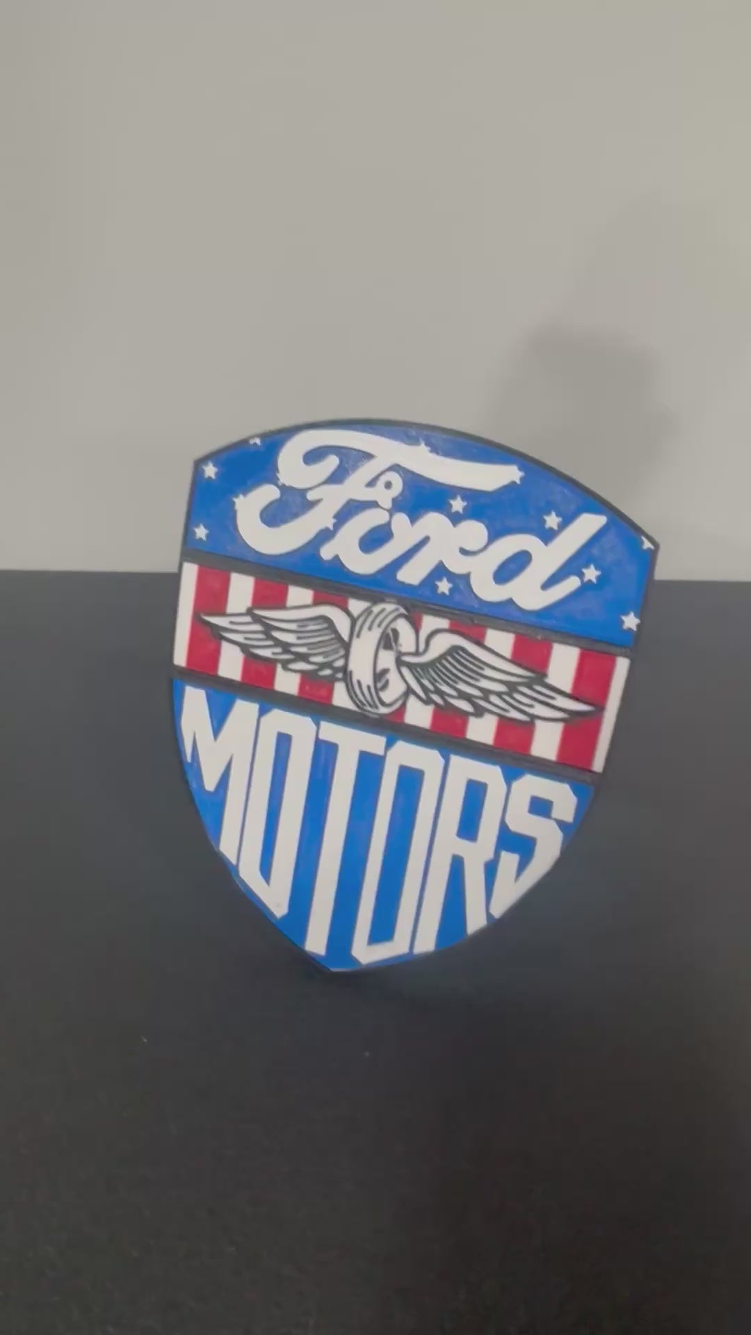 Ford Motor Retro Hitch Cover