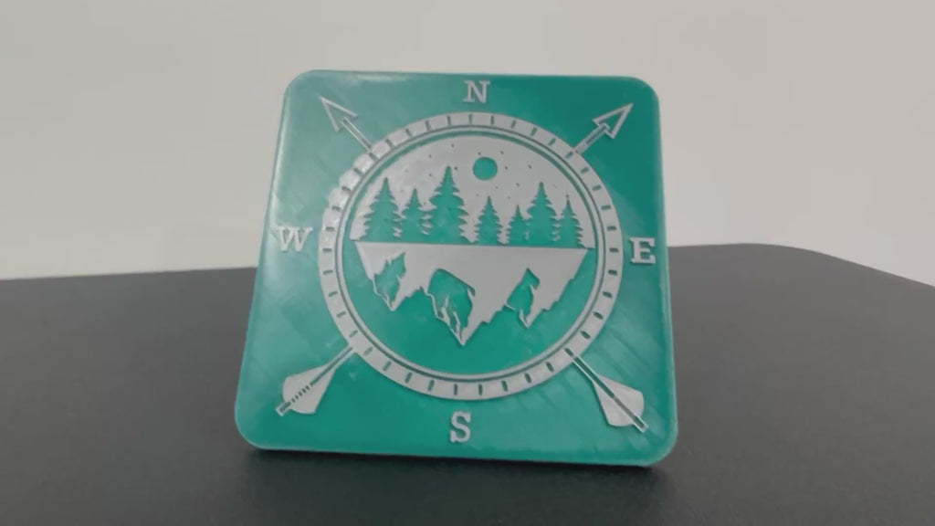 Pine & Peak Compass in Color